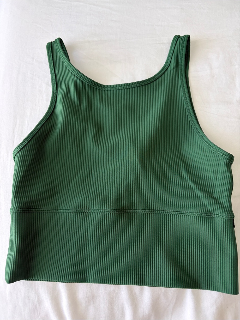 Lululemon Power Pivot Tank Top *Rib in Everglade Green size 6